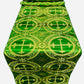 Religious Brocade Runner Tablecloth | Liturgical Fabric | Runner Ecclesiastical Jacquard | Church | Vestment - Cross Brocade. - New Creations Fabric & Foam Inc