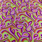 Retro Paisley Spandex Fabric 58" Wide| New Creations Fabric & Foam Inc. - New Creations Fabric & Foam Inc