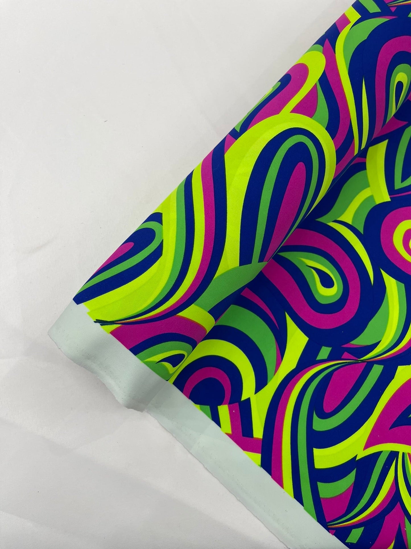 Retro Paisley Spandex Fabric 58" Wide| New Creations Fabric & Foam Inc. - New Creations Fabric & Foam Inc