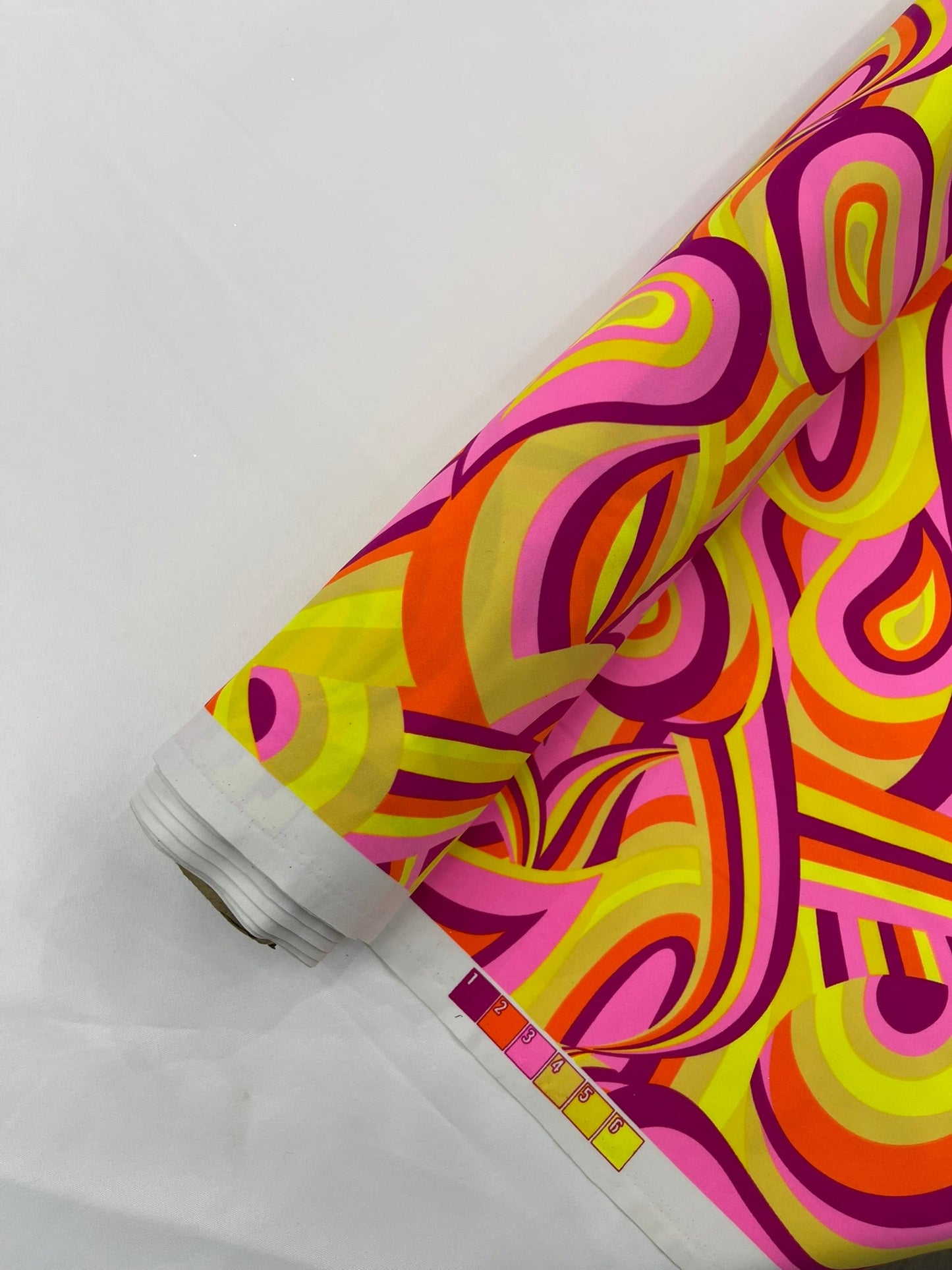 Retro Paisley Spandex Fabric 58" Wide| New Creations Fabric & Foam Inc. - New Creations Fabric & Foam Inc