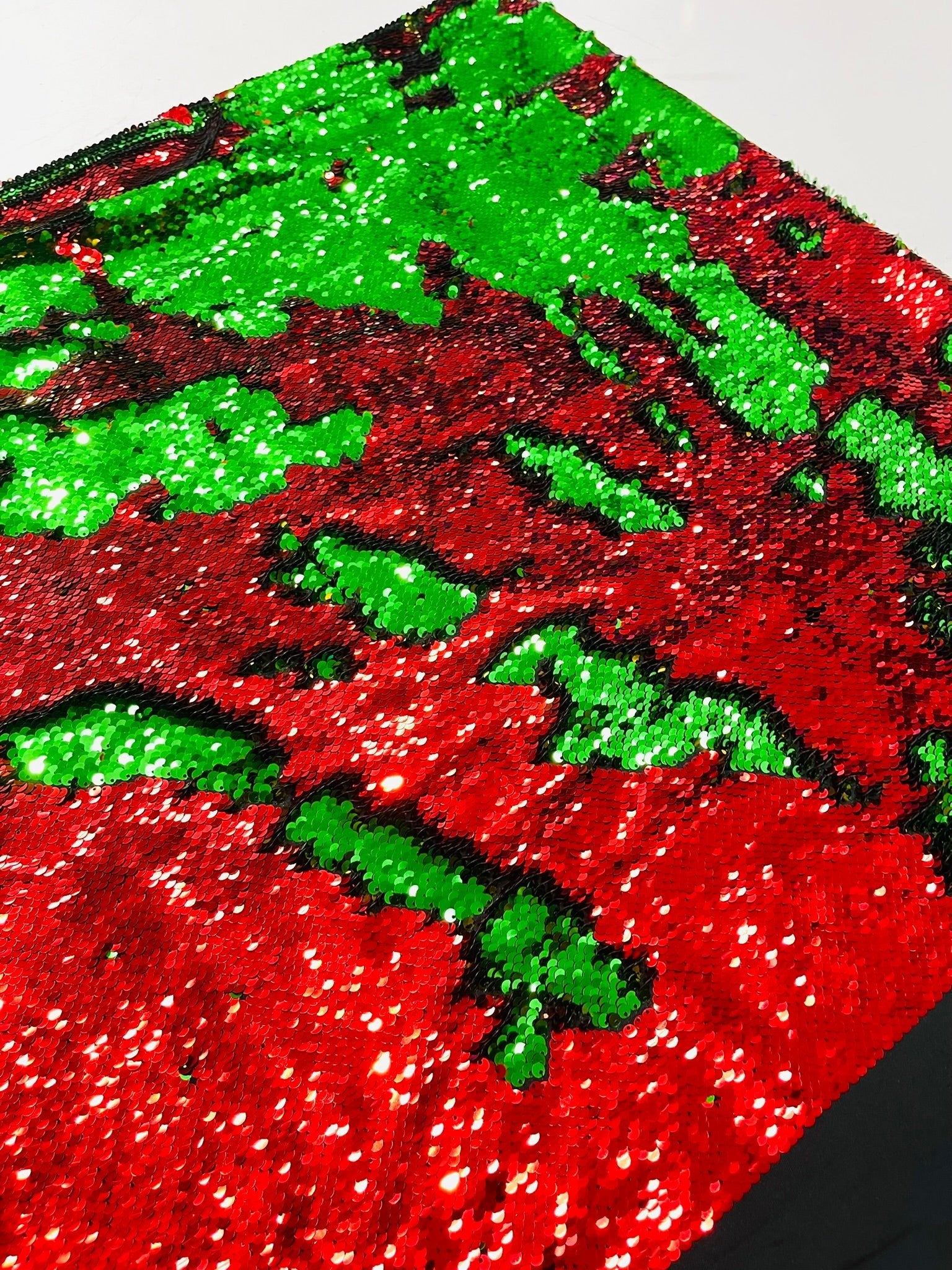 Reversible Color Changing Sequin Fabric| 54" Wide| Stretch Polyester Spandex. - New Creations Fabric & Foam Inc
