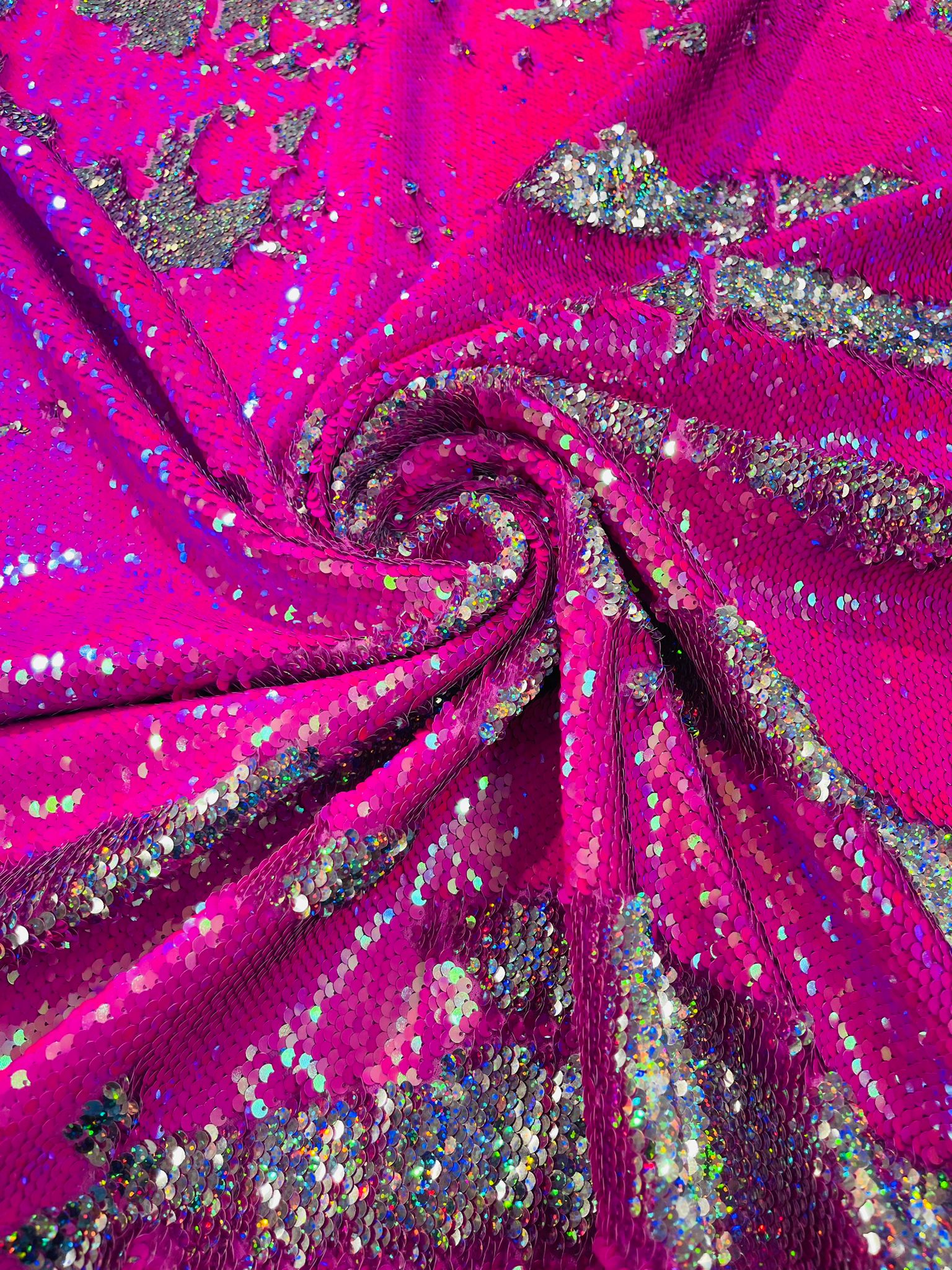 Reversible Flip Sequin fabric 54” Wide| New Creations Fabric & Foam Inc. - New Creations Fabric & Foam Inc