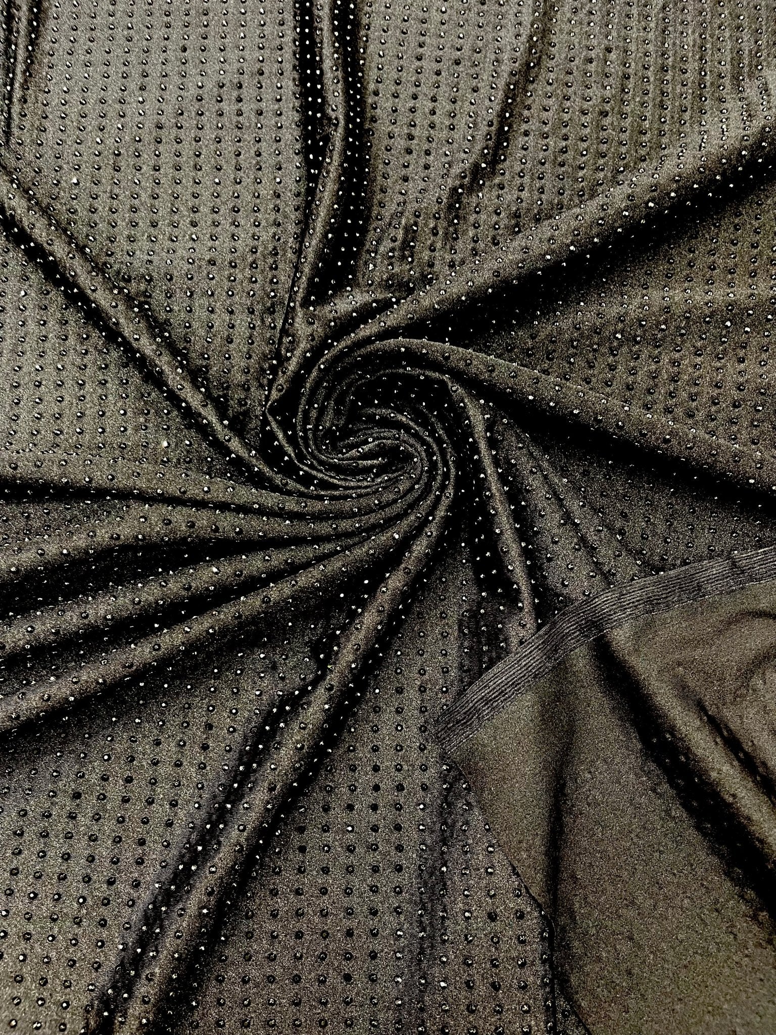 Rhinestone nylon spandex | New Creation Fabric & Foam - New Creations Fabric & Foam Inc