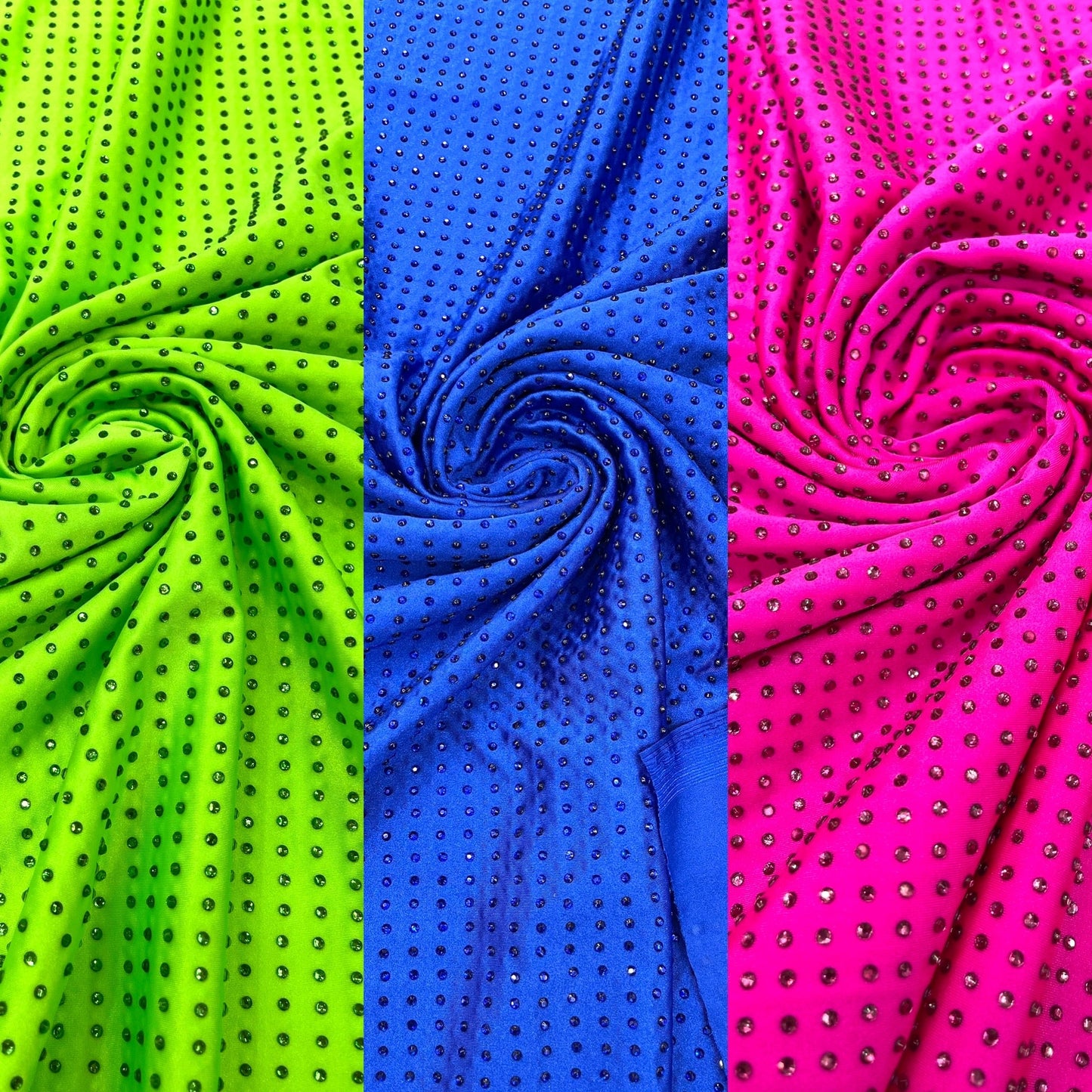 Rhinestone nylon spandex | New Creation Fabric & Foam - New Creations Fabric & Foam Inc