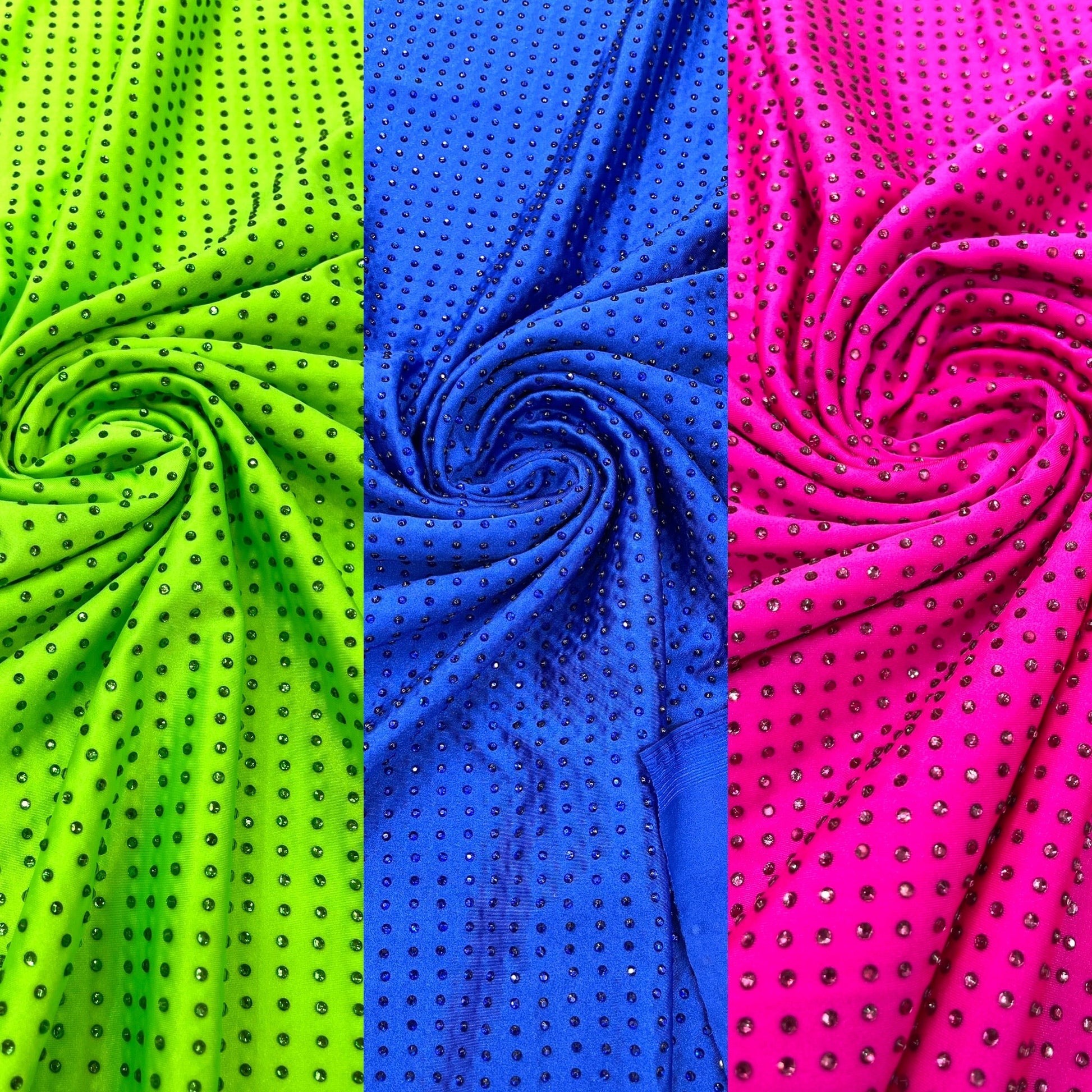 Rhinestone nylon spandex | New Creation Fabric & Foam - New Creations Fabric & Foam Inc