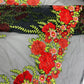 Roses Multi Color Floral Design Embroider On Mesh Lace Fabric| New Creations Fabric & Foam Inc. - New Creations Fabric & Foam Inc
