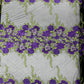 Roses Multi Color Floral Design Embroider On Mesh Lace Fabric| New Creations Fabric & Foam Inc. - New Creations Fabric & Foam Inc