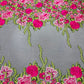 Roses Multi Color Floral Design Embroider On Mesh Lace Fabric| New Creations Fabric & Foam Inc. - New Creations Fabric & Foam Inc