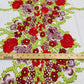 Roses Multi Color Floral Design Embroider On Mesh Lace Fabric| New Creations Fabric & Foam Inc. - New Creations Fabric & Foam Inc