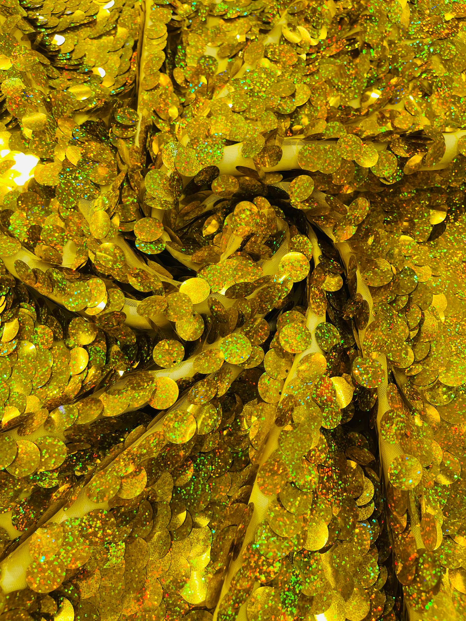 Round Sequin Fabric 54” Wide| New Creations Fabric & Foam Inc. - New Creations Fabric & Foam Inc