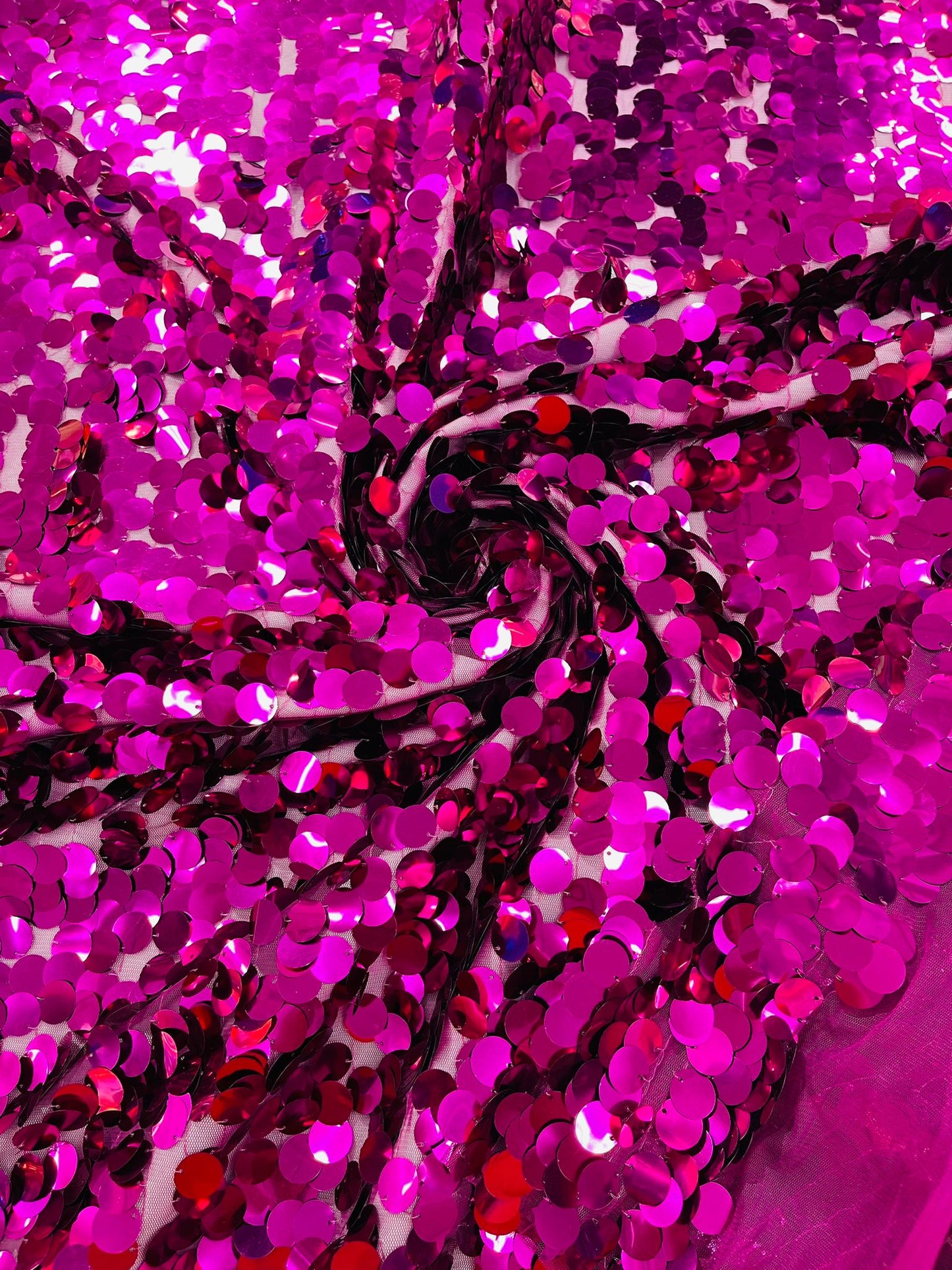 Round Sequin Fabric 54” Wide| New Creations Fabric & Foam Inc. - New Creations Fabric & Foam Inc