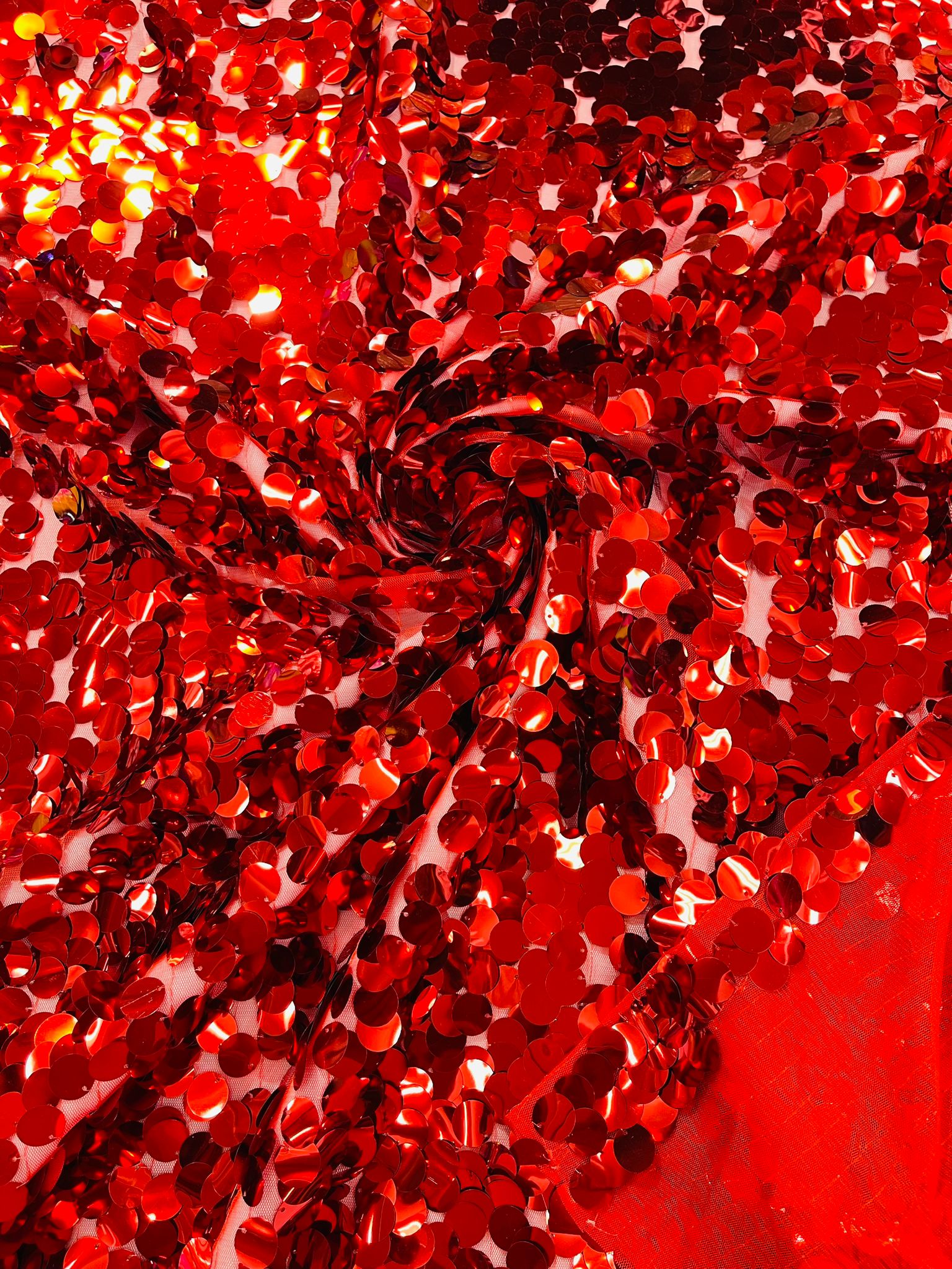 Round Sequin Fabric 54” Wide| New Creations Fabric & Foam Inc. - New Creations Fabric & Foam Inc