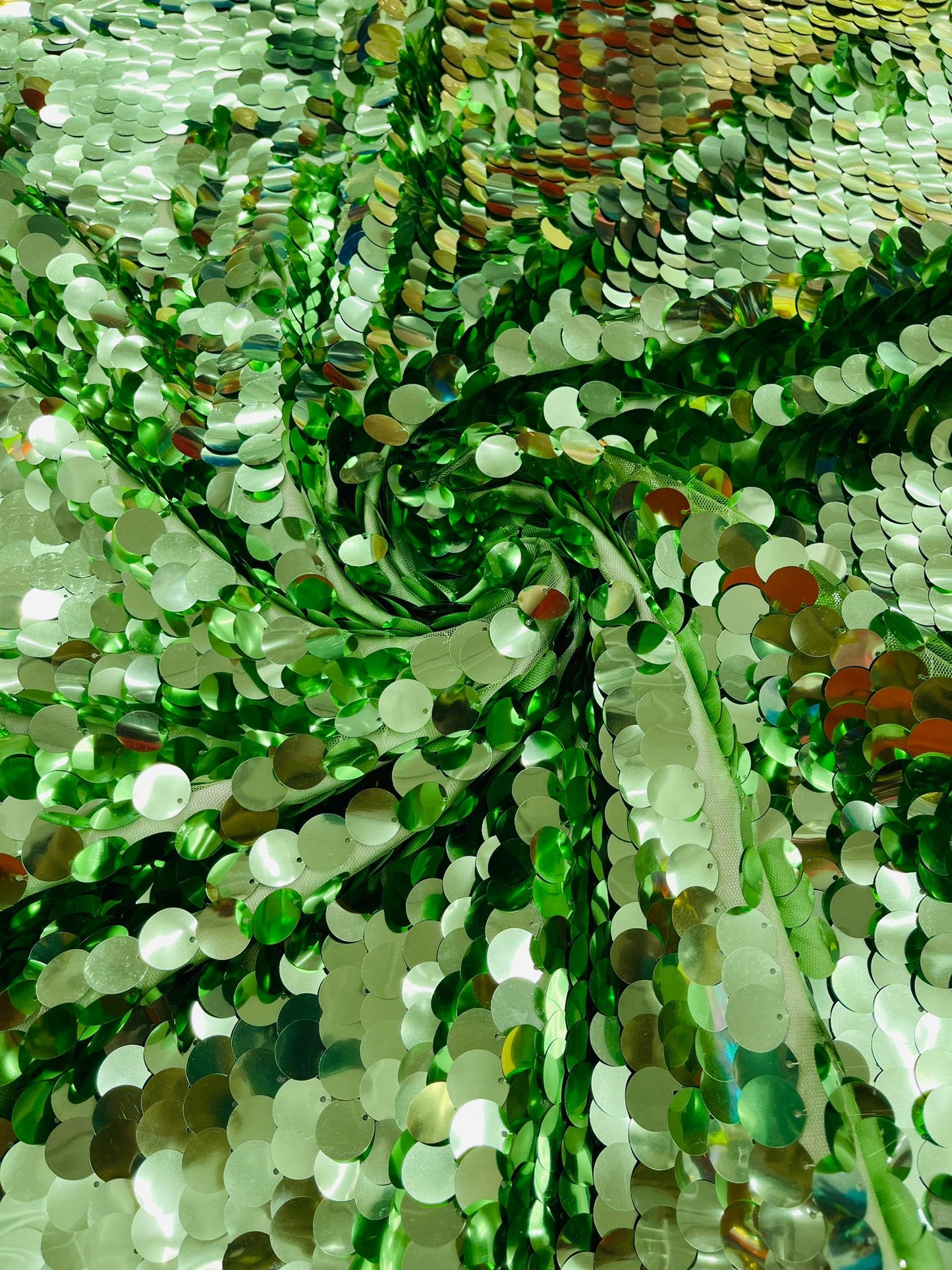 Round Sequin Fabric 54” Wide| New Creations Fabric & Foam Inc. - New Creations Fabric & Foam Inc