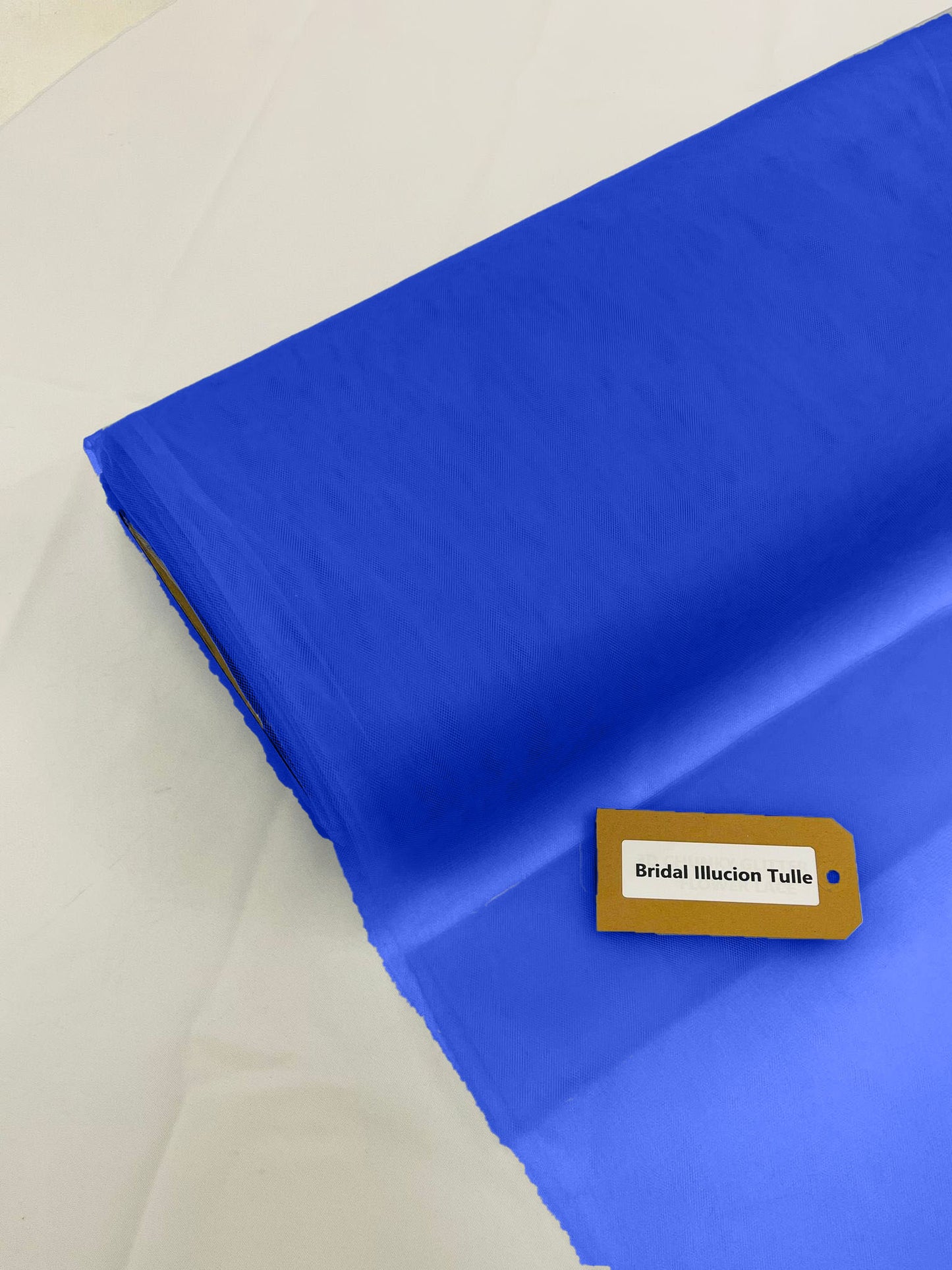Royal Blue - Bridal Illusion Tulle 108"Wide Polyester Premium Tulle Fabric Bolt, By The Roll. - New Creations Fabric & Foam Inc