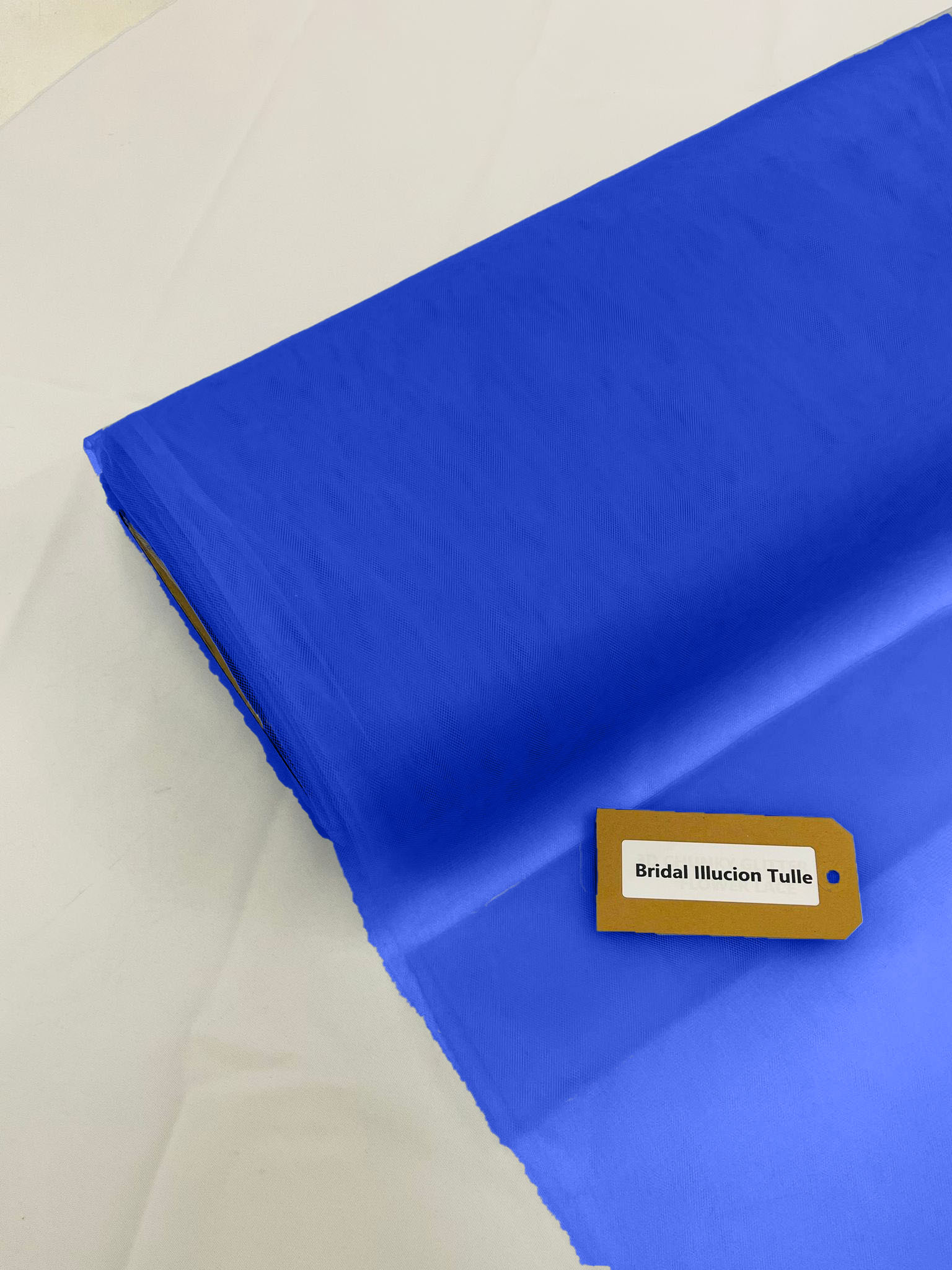 Royal Blue - Bridal Illusion Tulle 108"Wide Polyester Premium Tulle Fabric Bolt, By The Roll. - New Creations Fabric & Foam Inc