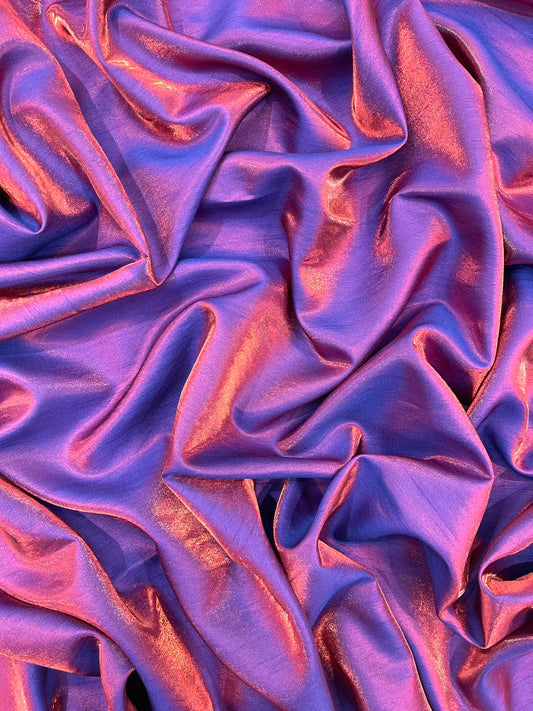 Liquid Iridescent Dupioni Fabric 58" Wide| Costume, Dressmaking, Flowing Lightweight Material