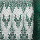 Royalty Damask Beaded Lace Luxury on Mesh 54” Wide| New Creations Fabric & Foam Inc. - New Creations Fabric & Foam Inc