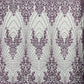 Royalty Damask Beaded Lace Luxury on Mesh 54” Wide| New Creations Fabric & Foam Inc. - New Creations Fabric & Foam Inc