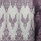Royalty Damask Beaded Lace Luxury on Mesh 54” Wide| New Creations Fabric & Foam Inc. - New Creations Fabric & Foam Inc