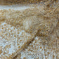 Royalty Damask Beaded Lace Luxury on Mesh 54” Wide| New Creations Fabric & Foam Inc. - New Creations Fabric & Foam Inc