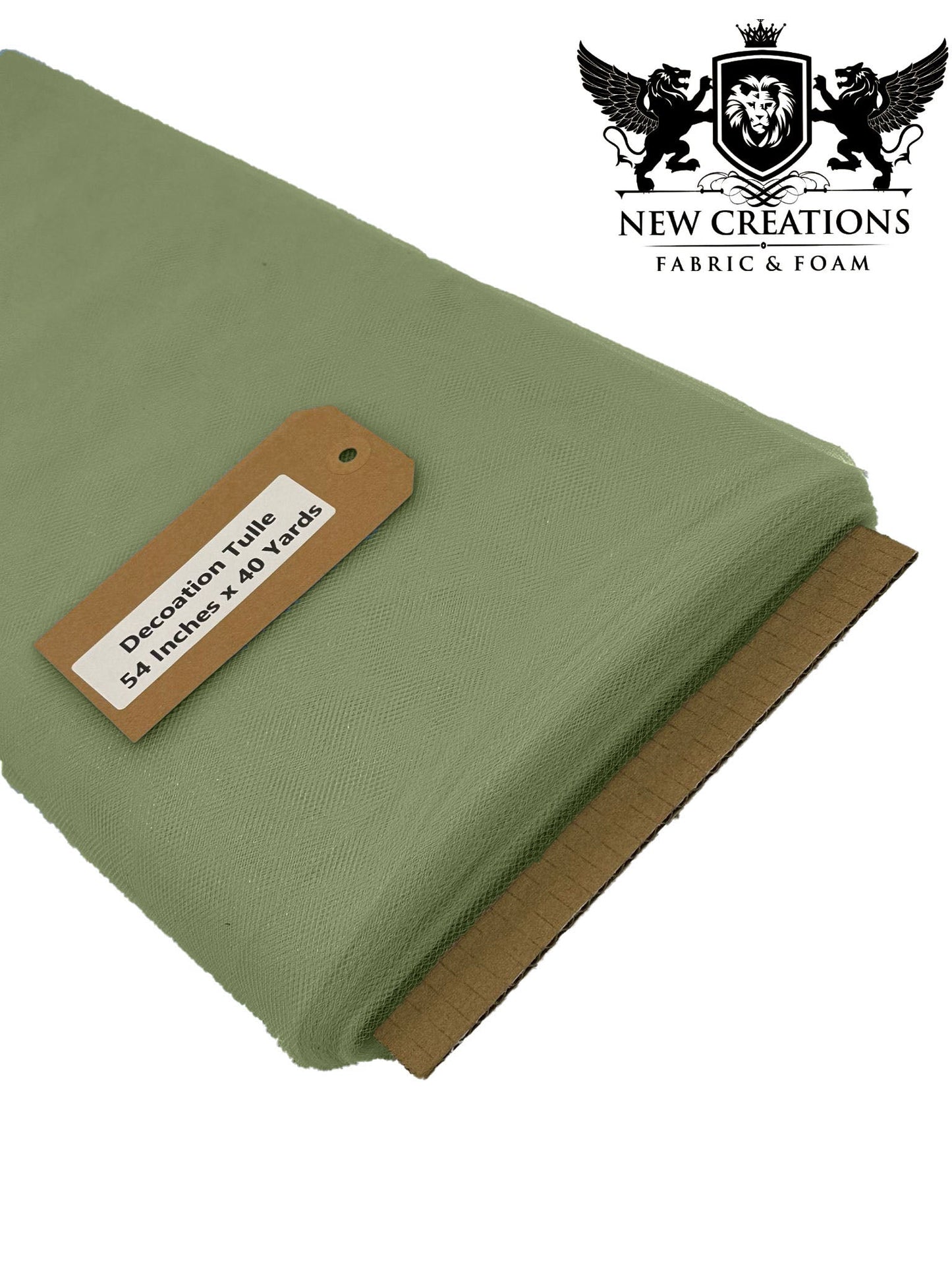 Sage Green Tutu Fabric Bolt Bridal Party Wedding Decoration, Wholesale Tulle, Party, Tulle Net. - New Creations Fabric & Foam Inc