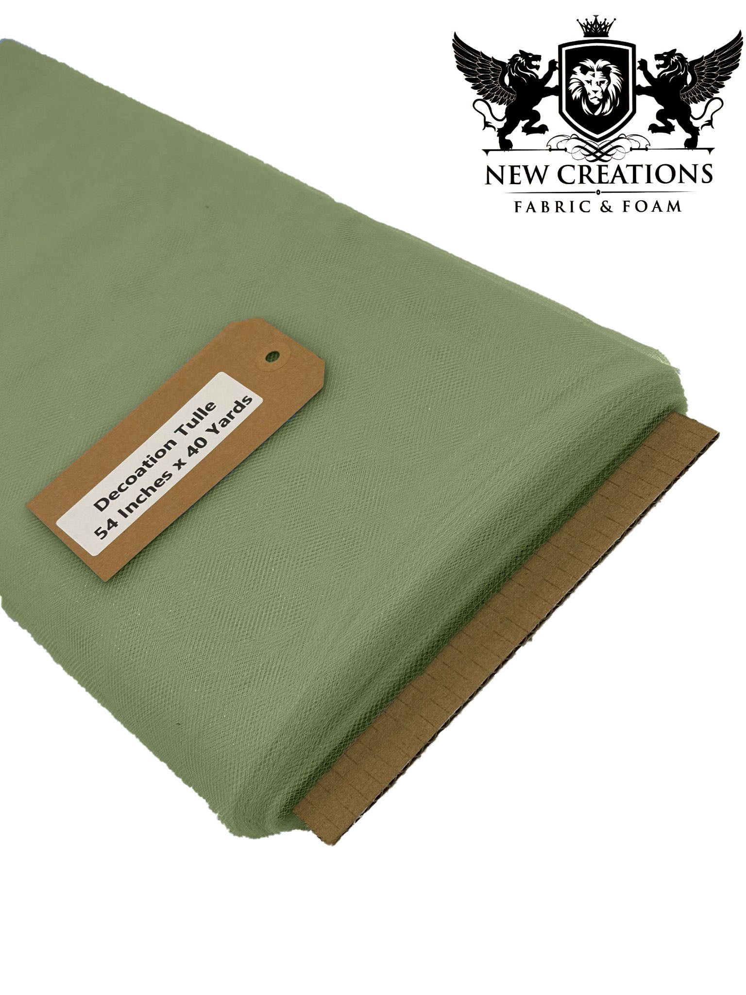 Sage Green Tutu Fabric Bolt Bridal Party Wedding Decoration, Wholesale Tulle, Party, Tulle Net. - New Creations Fabric & Foam Inc