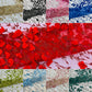 Satin 3D floral glitter fabric| New Creations Fabric & Foam Inc. - New Creations Fabric & Foam Inc