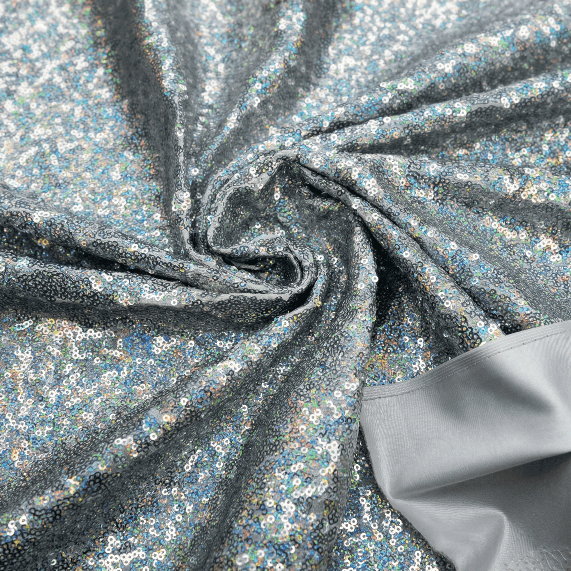 Sequin Spandex Fabric by the Yard 54” Wide – Iridescent Mini Glitz Stretch Sequin Fabric for Dresses, Dancewear, Costumes & Evening Wear - New Creations Fabric & Foam Inc