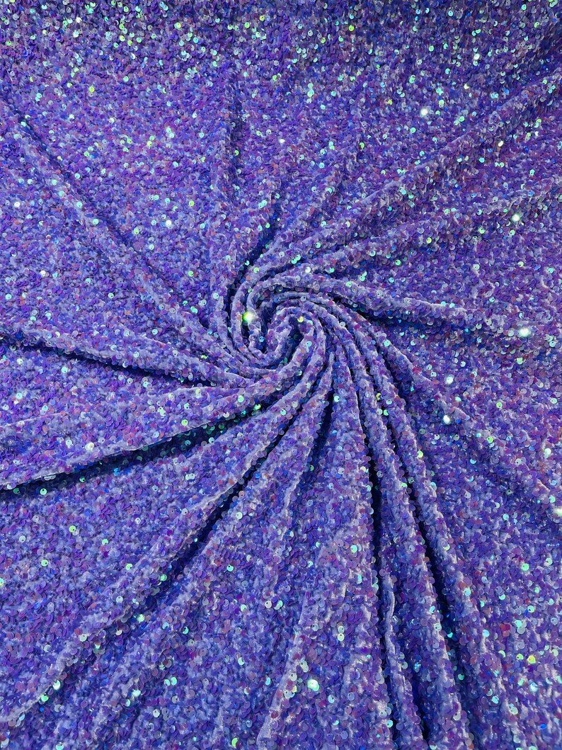 Sequin Velvet Stretch Fabric| New Creations Fabric & Foam Inc. - New Creations Fabric & Foam Inc