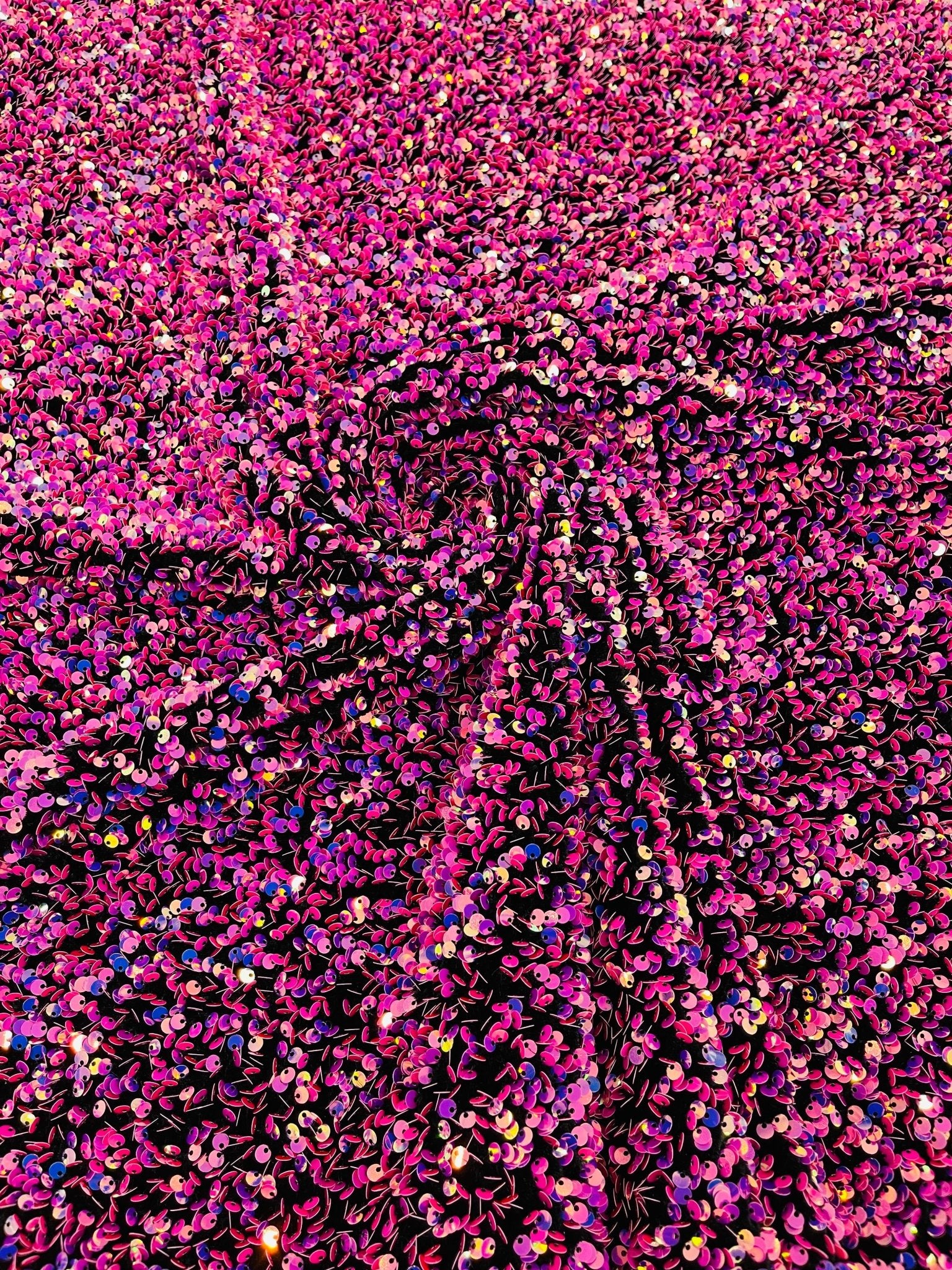 Sequin Velvet Stretch Fabric| New Creations Fabric & Foam Inc. - New Creations Fabric & Foam Inc