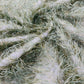 Shaggy Jacquard Faux Ostrich/Eye Lash Feathers Fringe With Metallic Thread (By The Yard) - New Creations Fabric & Foam Inc