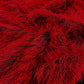 Shaggy Jacquard Faux Ostrich/Eye Lash Feathers Fringe With Metallic Thread (By The Yard) - New Creations Fabric & Foam Inc
