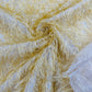 Shaggy Jacquard Faux Ostrich/Eye Lash Feathers Fringe With Metallic Thread (By The Yard) - New Creations Fabric & Foam Inc