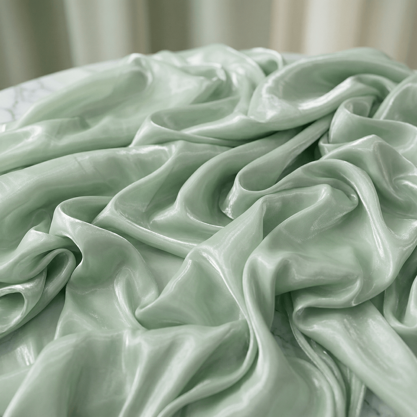 Sheer Liquid Chiffon Fabric 58” Wide by the Yard – Soft Flowing Chiffon for Dresses, Bridal Wear, Draping, Curtains & Event Decor - New Creations Fabric & Foam Inc