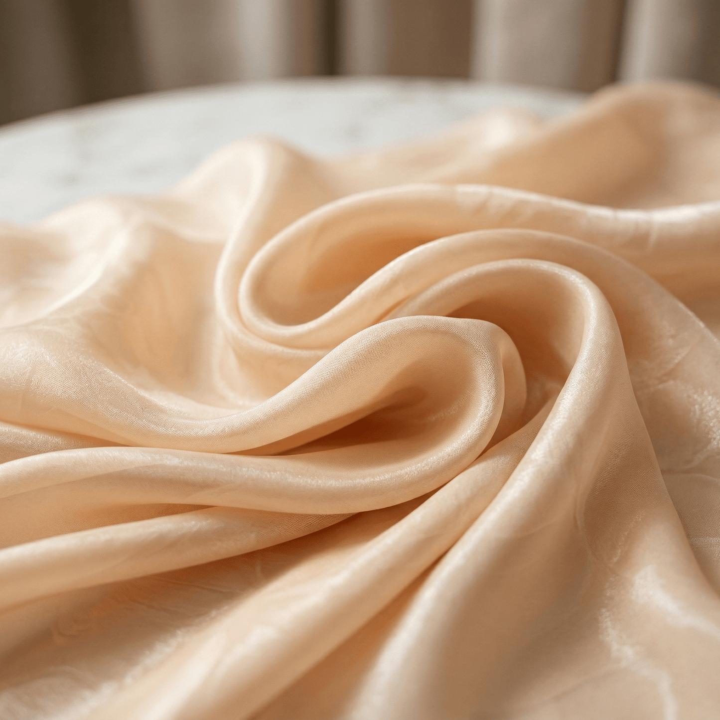 Sheer Liquid Chiffon Fabric 58” Wide by the Yard – Soft Flowing Chiffon for Dresses, Bridal Wear, Draping, Curtains & Event Decor - New Creations Fabric & Foam Inc