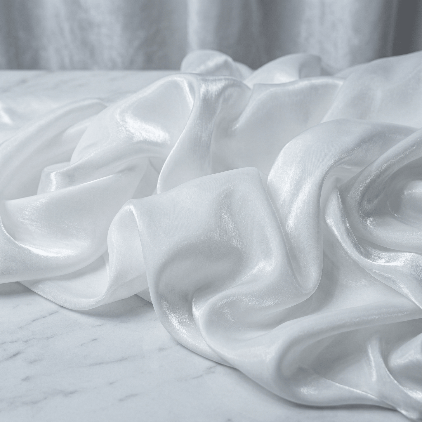 Sheer Liquid Chiffon Fabric 58” Wide by the Yard – Soft Flowing Chiffon for Dresses, Bridal Wear, Draping, Curtains & Event Decor - New Creations Fabric & Foam Inc