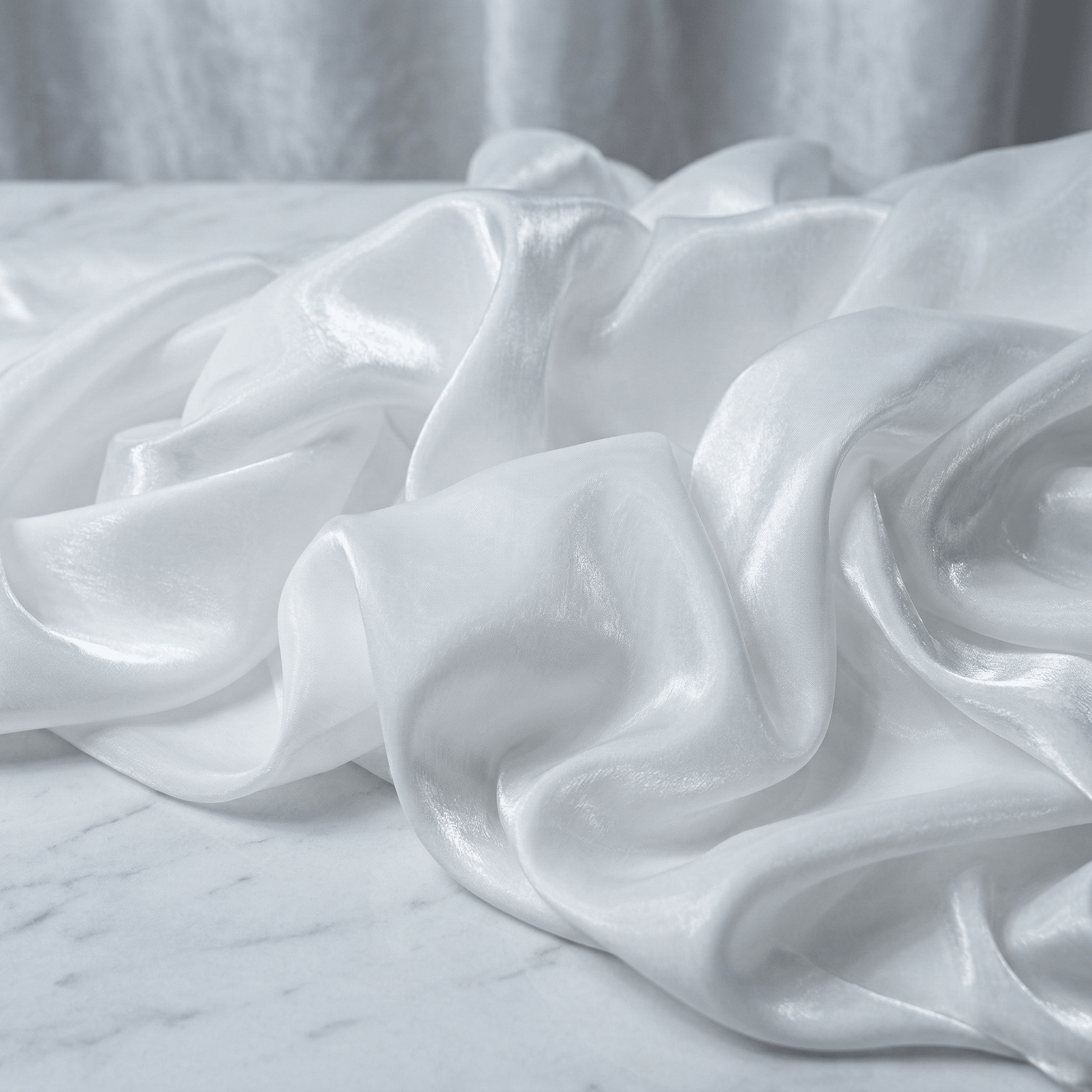 Sheer Liquid Chiffon Fabric 58” Wide by the Yard – Soft Flowing Chiffon for Dresses, Bridal Wear, Draping, Curtains & Event Decor - New Creations Fabric & Foam Inc