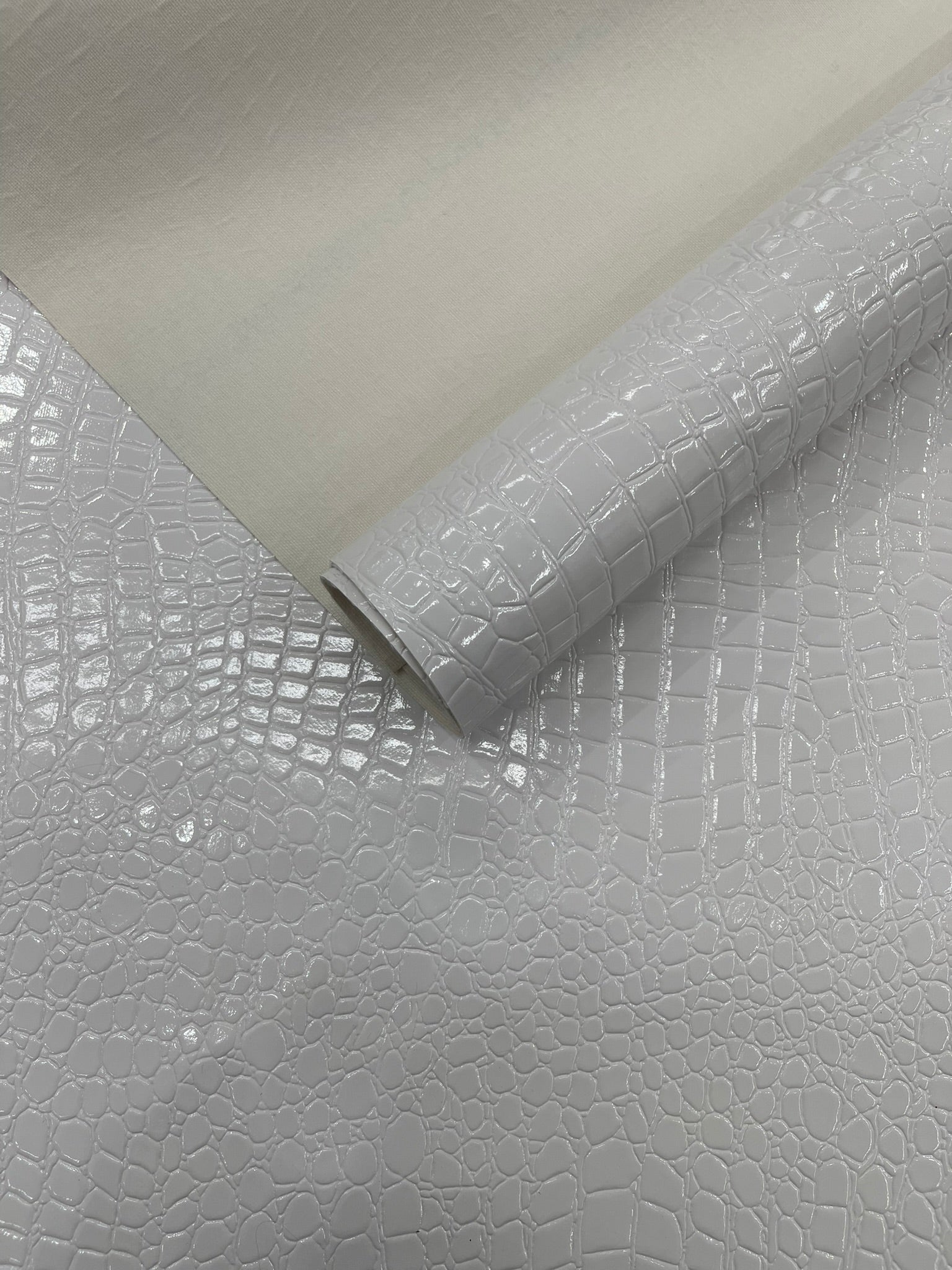 Shiny Alligator 3D Embossed Vinyl Fabric| New Creations Fabric & Foam Inc. - New Creations Fabric & Foam Inc