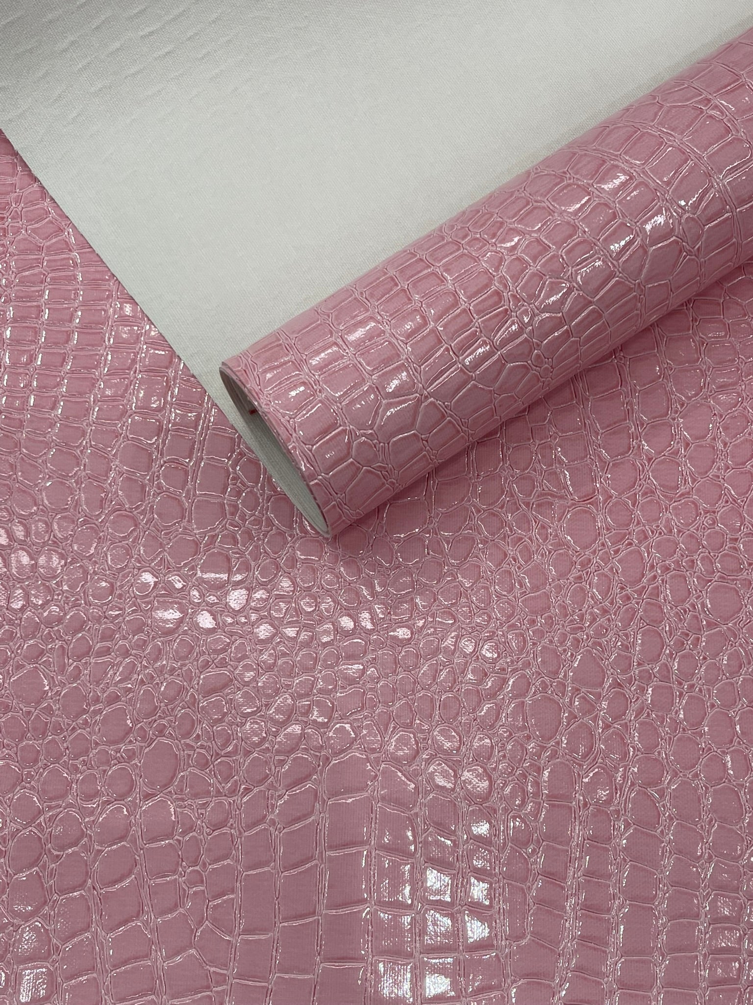 Shiny Alligator 3D Embossed Vinyl Fabric| New Creations Fabric & Foam Inc. - New Creations Fabric & Foam Inc