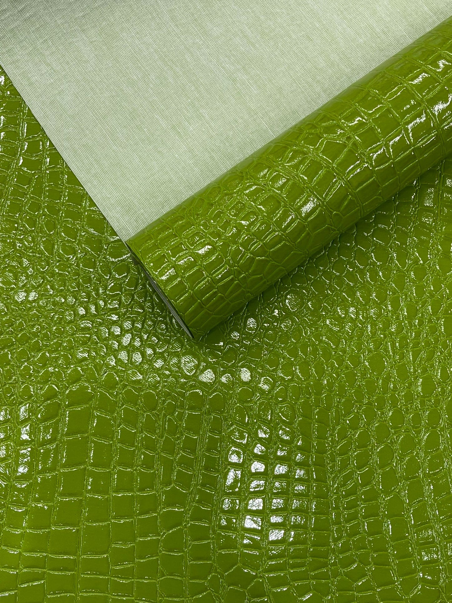 Shiny Alligator 3D Embossed Vinyl Fabric| New Creations Fabric & Foam Inc. - New Creations Fabric & Foam Inc