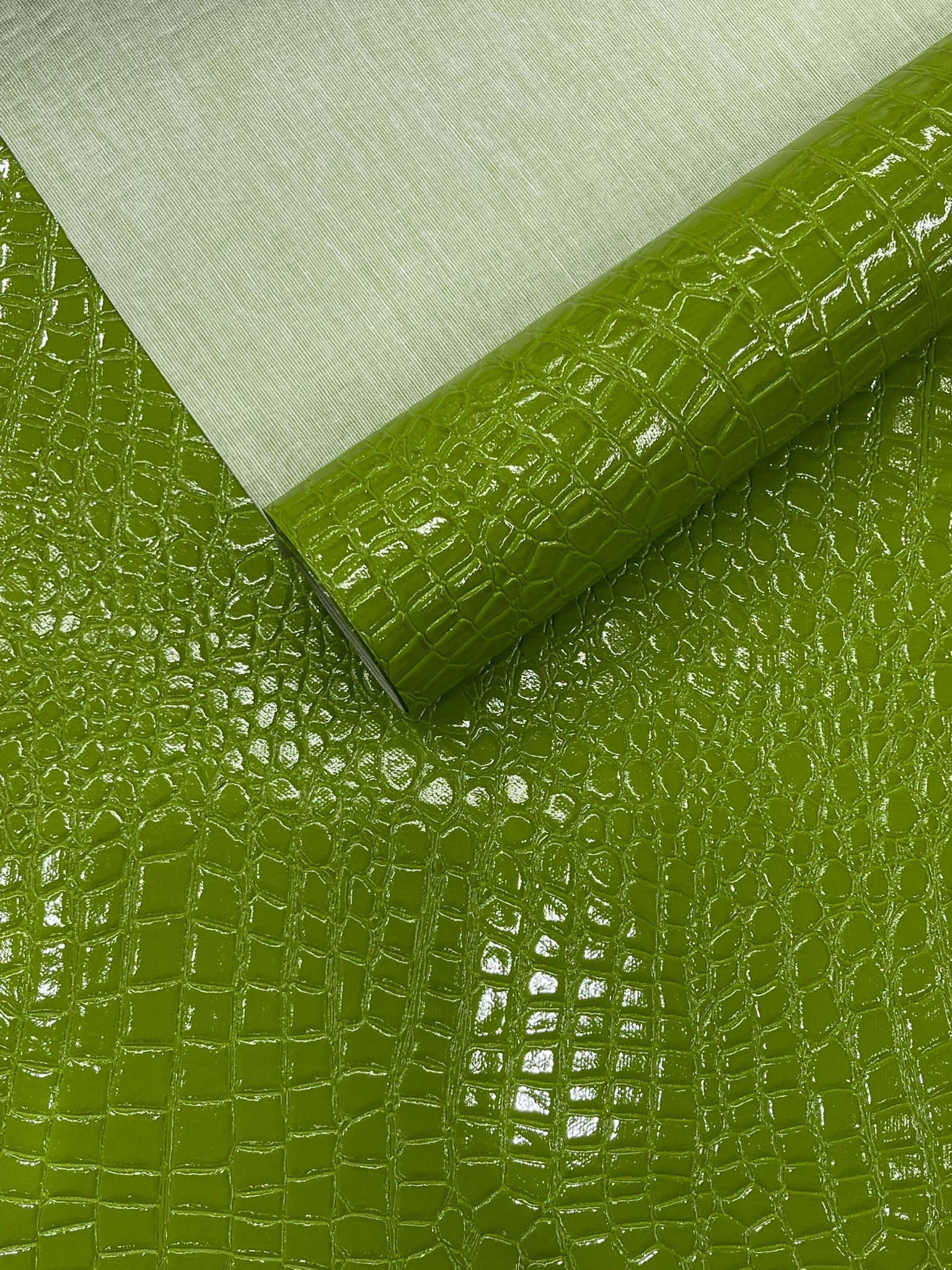 Shiny Alligator 3D Embossed Vinyl Fabric| New Creations Fabric & Foam Inc. - New Creations Fabric & Foam Inc