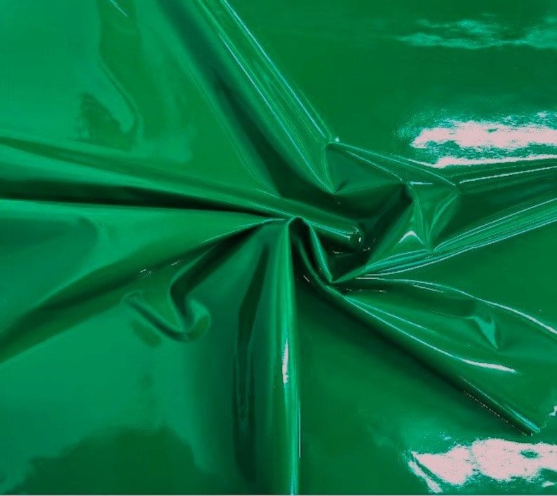 SHINY VINYL SPANDEX GLOSSY FABRIC (by the yard) - New Creations Fabric & Foam Inc