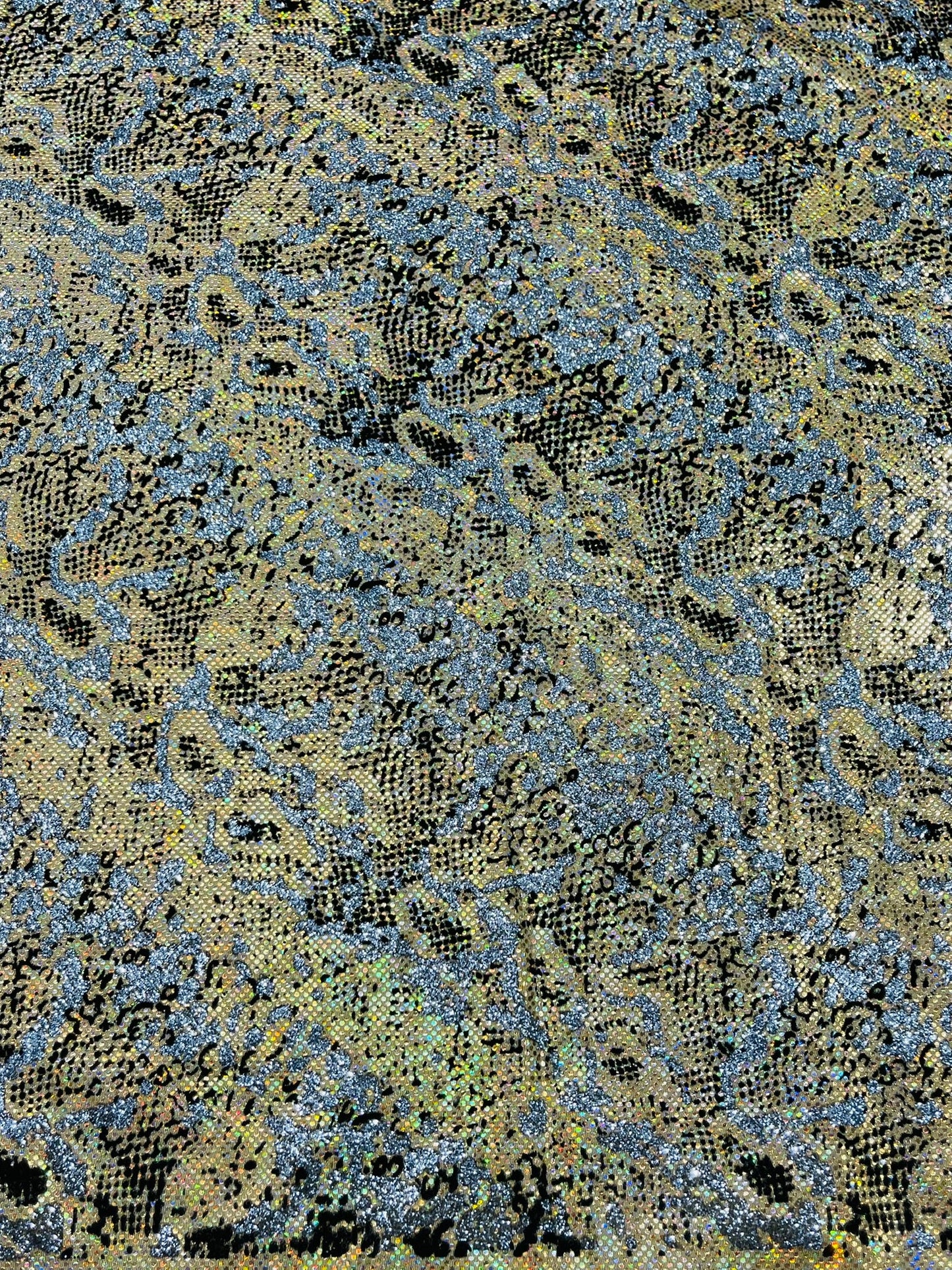 Snake Design Shattered Glass Nylon Spandex Fabric| New Creations Fabric & Foam Inc. - New Creations Fabric & Foam Inc