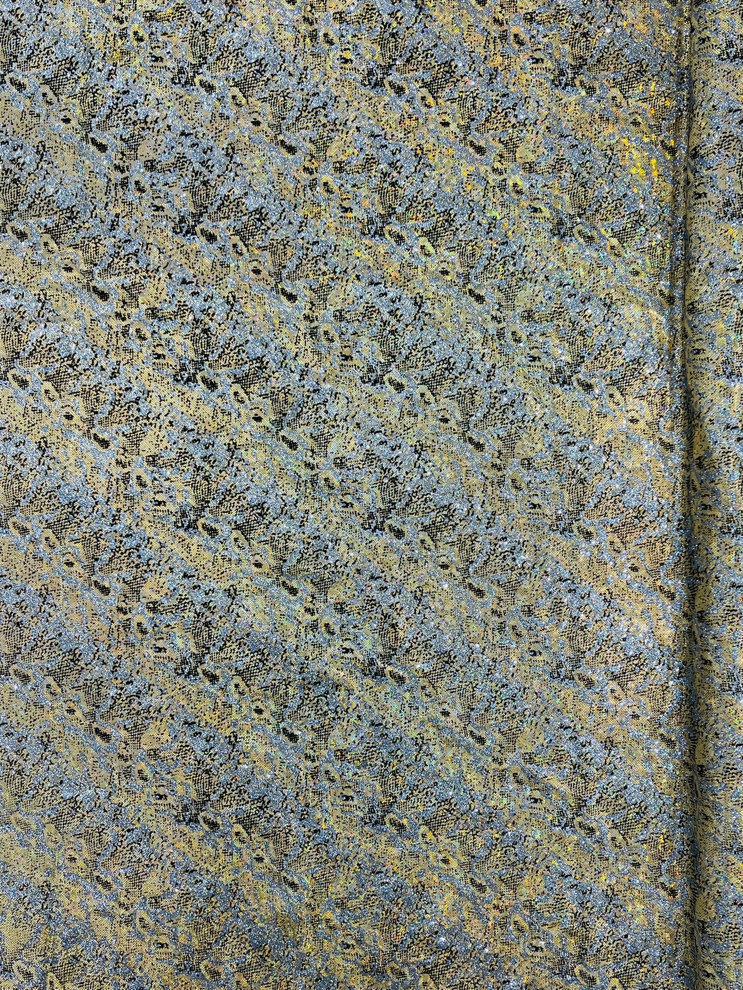 Snake Design Shattered Glass Nylon Spandex Fabric| New Creations Fabric & Foam Inc. - New Creations Fabric & Foam Inc