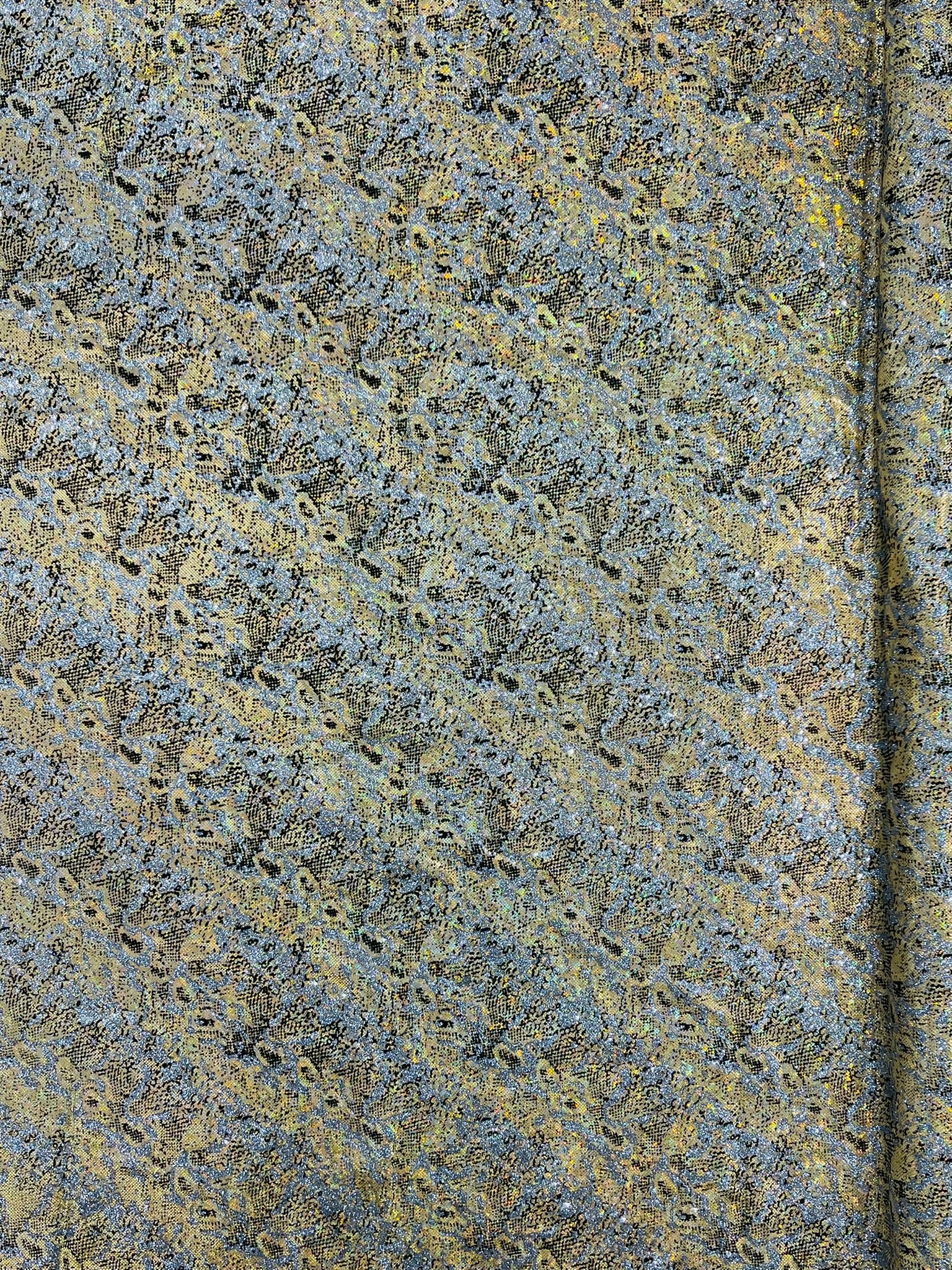 Snake Design Shattered Glass Nylon Spandex Fabric| New Creations Fabric & Foam Inc. - New Creations Fabric & Foam Inc