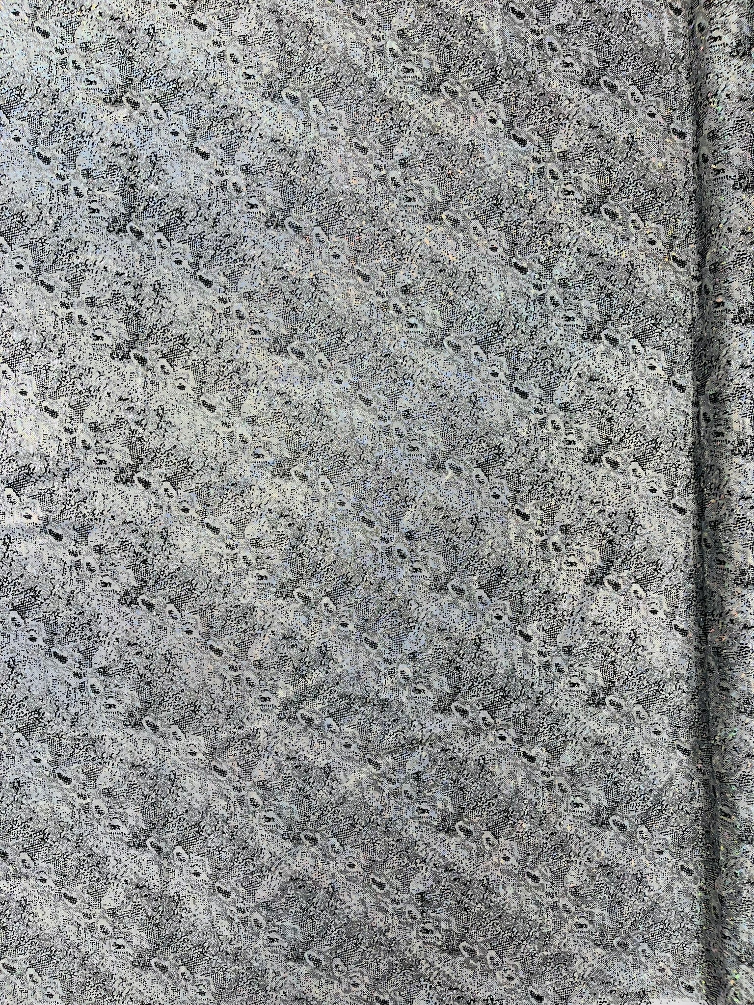 Snake Design Shattered Glass Nylon Spandex Fabric| New Creations Fabric & Foam Inc. - New Creations Fabric & Foam Inc