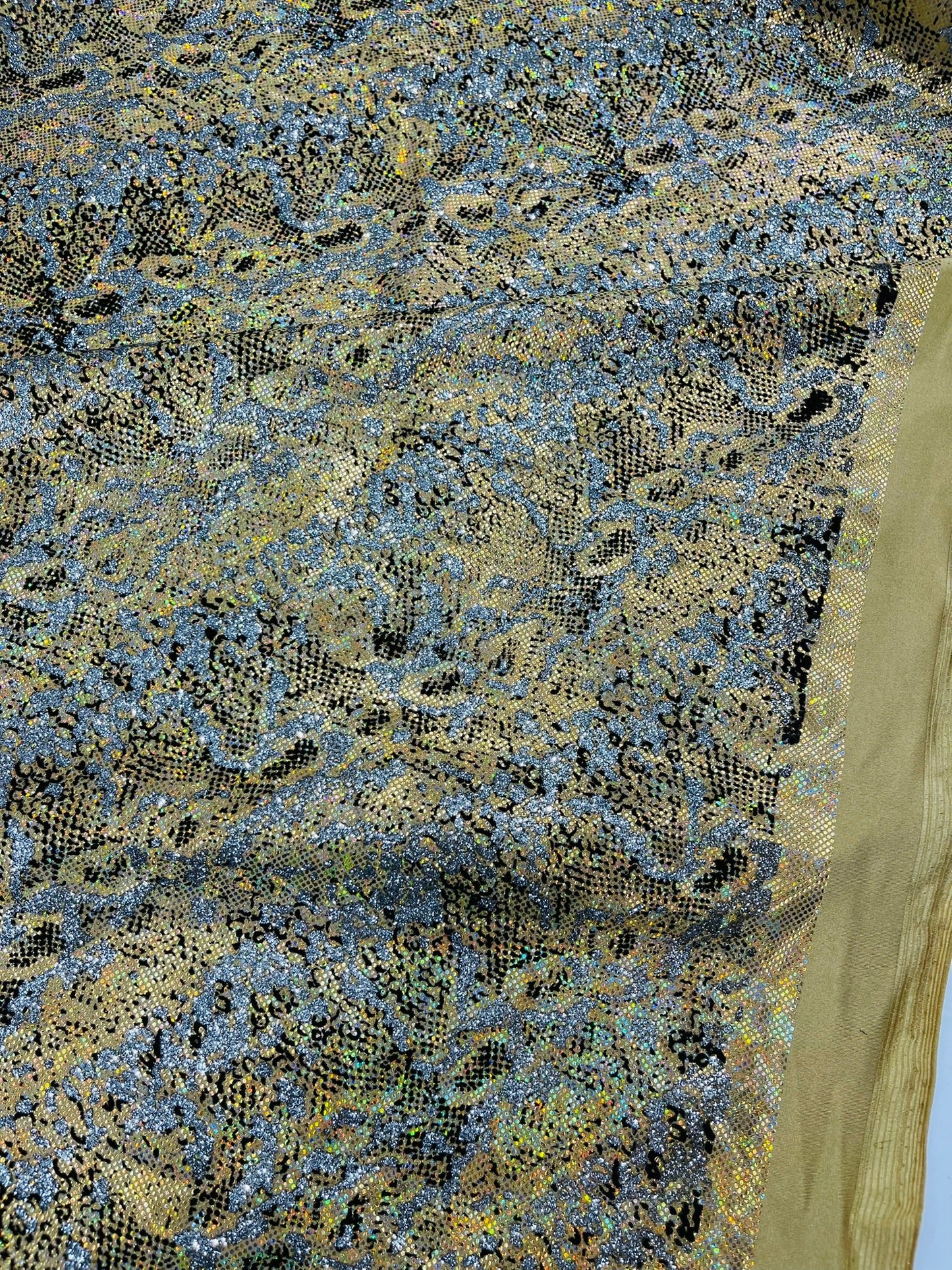 Snake Design Shattered Glass Nylon Spandex Fabric| New Creations Fabric & Foam Inc. - New Creations Fabric & Foam Inc