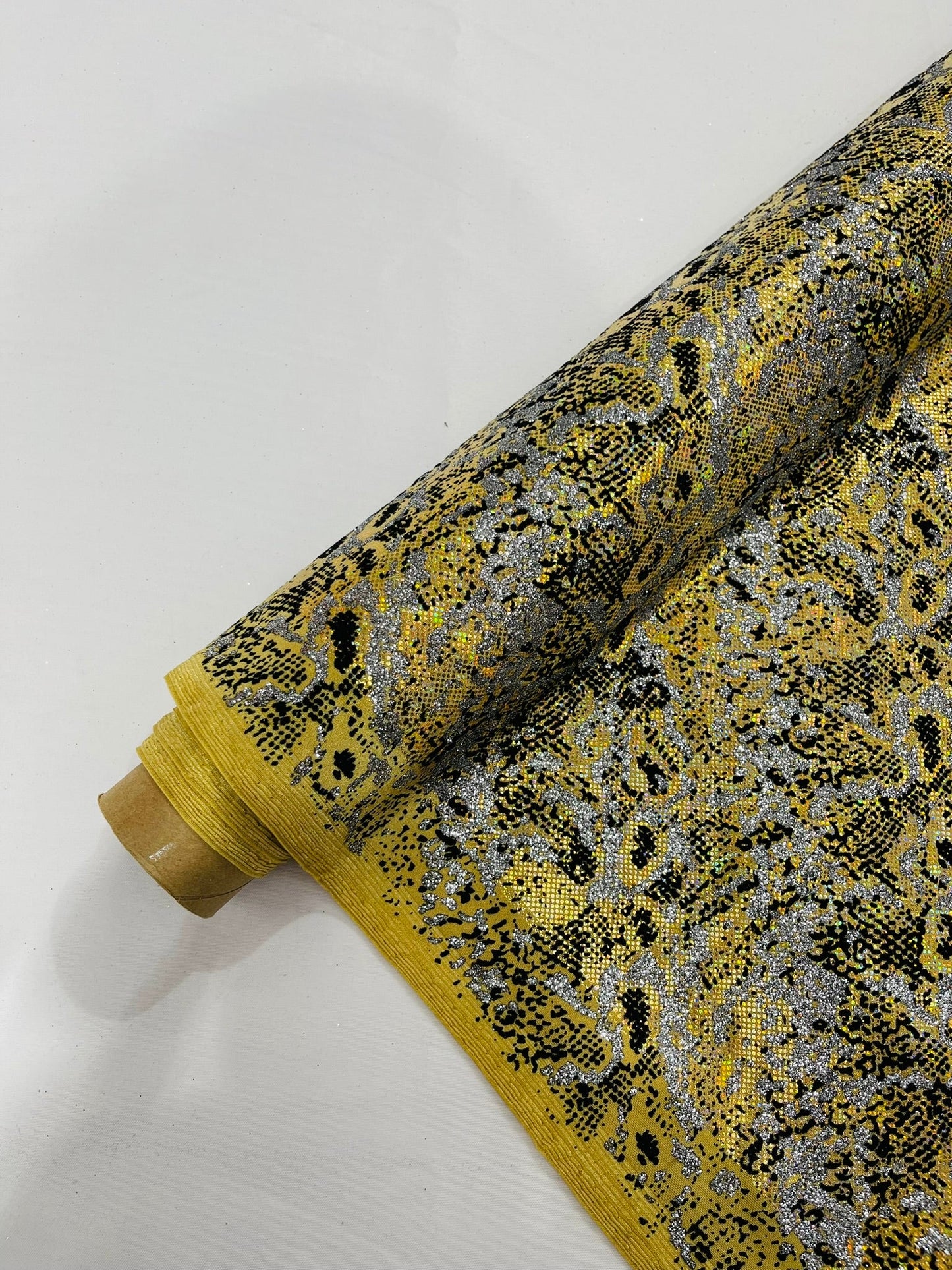 Snake Design Shattered Glass Nylon Spandex Fabric| New Creations Fabric & Foam Inc. - New Creations Fabric & Foam Inc