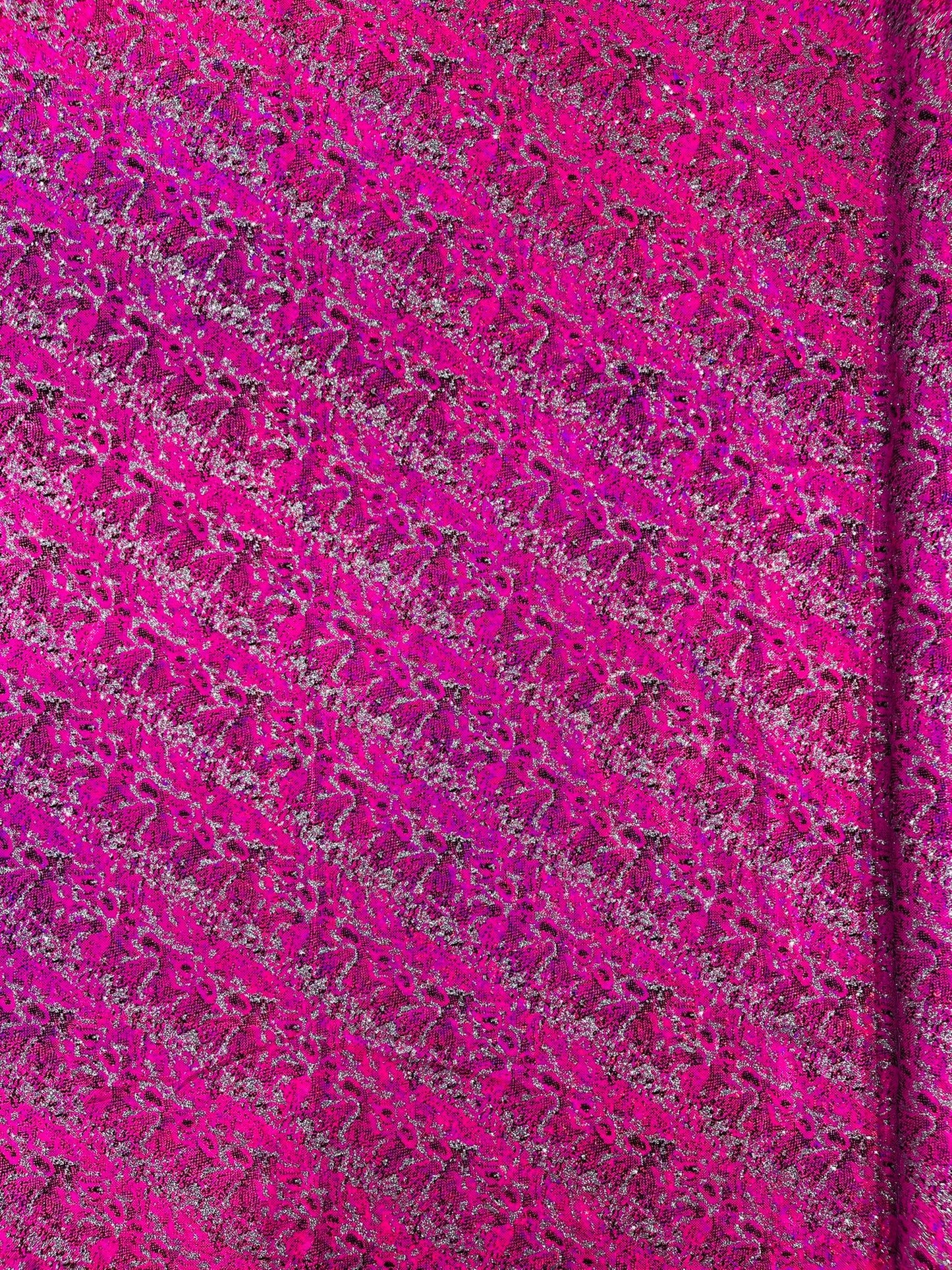 Snake Design Shattered Glass Nylon Spandex Fabric| New Creations Fabric & Foam Inc. - New Creations Fabric & Foam Inc