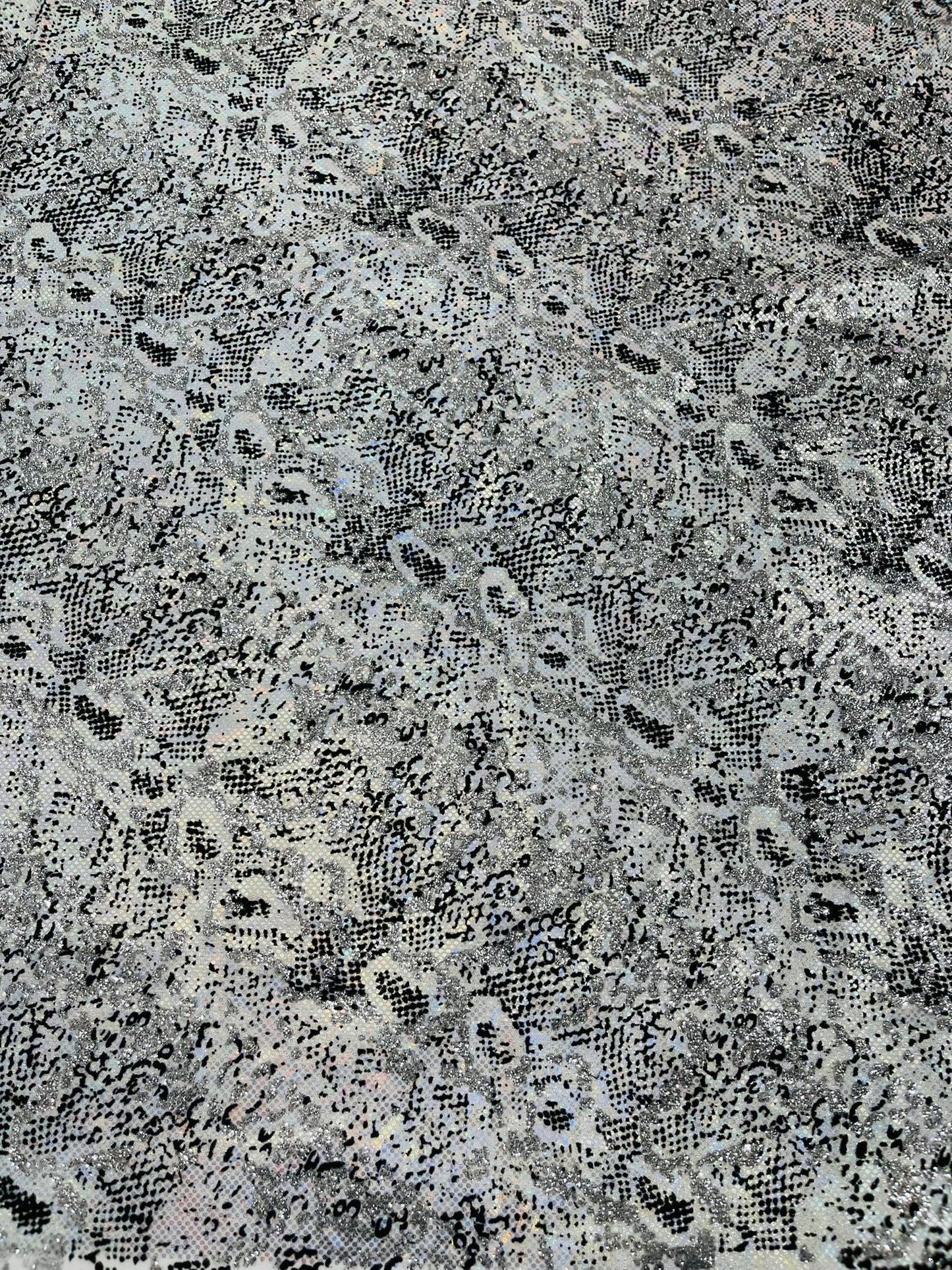 Snake Design Shattered Glass Nylon Spandex Fabric| New Creations Fabric & Foam Inc. - New Creations Fabric & Foam Inc
